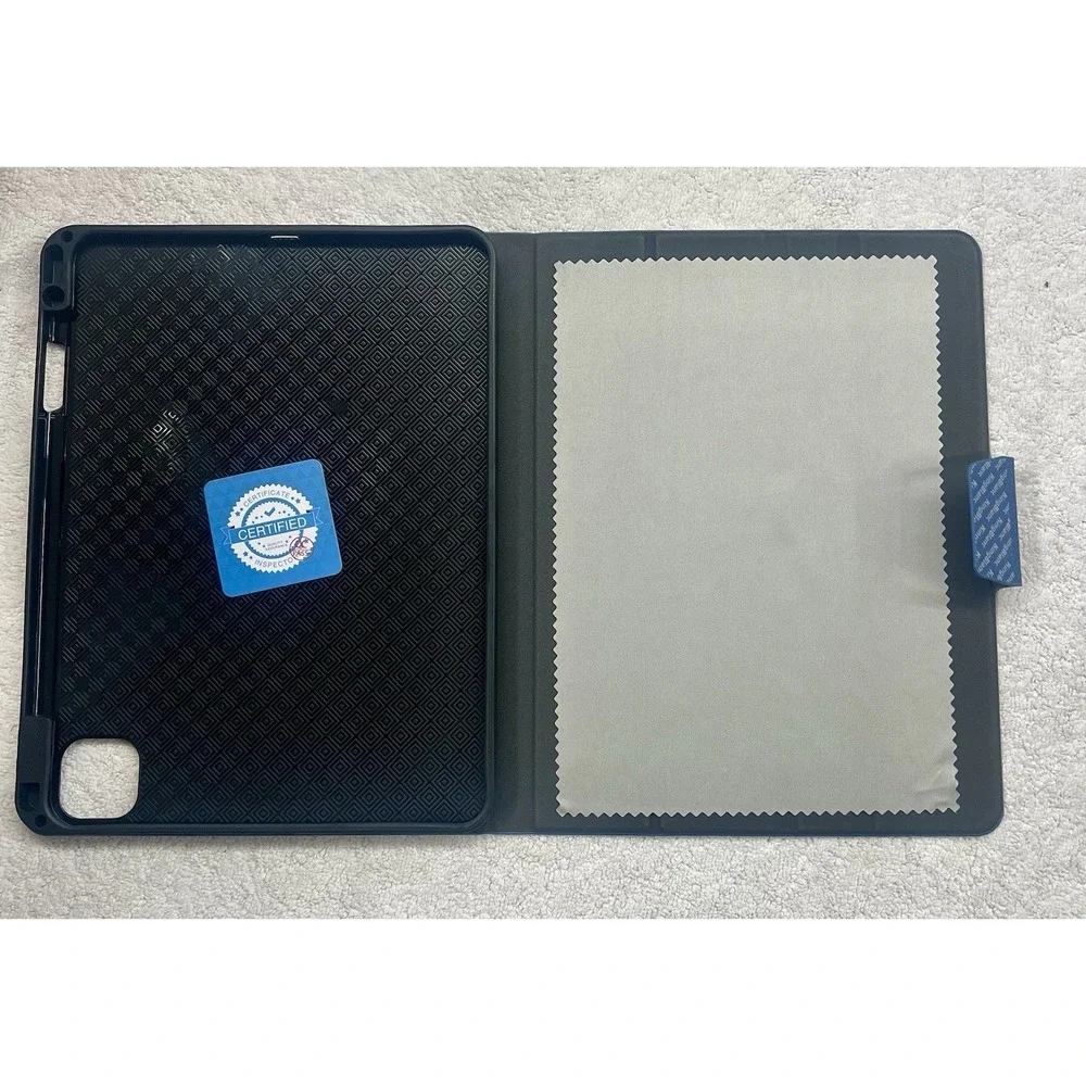 KingBlanc Case for Ipad Pro 11 inch‎ (M5 2025, M4 2024) w/ pencil holder leather